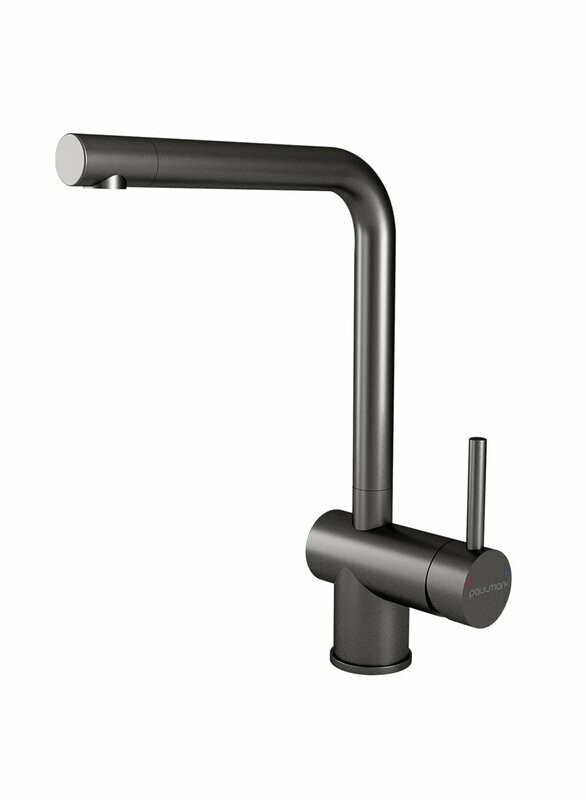 Смеситель PAULMARK SPRING, вороненая сталь, Sp212067-GM
