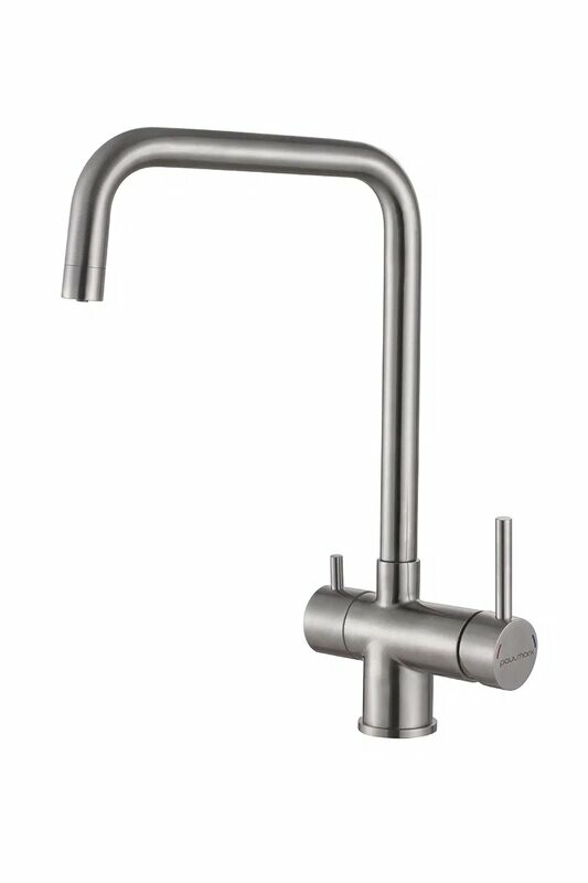 Смеситель PAULMARK WETTER, брашированная сталь, We213030-BS