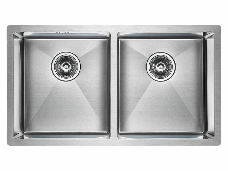 Мойка PAULMARK TWIN, PM237844-BS, брашированная нерж.сталь