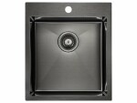 Мойка PAULMARK NEXT 54 UNI, PM215444-BS, брашированная нерж. сталь, 540х440мм, 