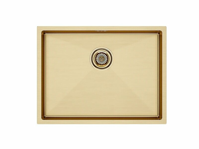 Мойка PAULMARK NEXT 58 UNI, PM215844-BG,брашированное золото, 580х440мм