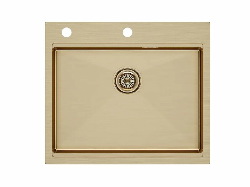 Мойка PAULMARK BRIM-PRO, PM705951-BG, брашированное золото