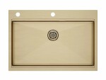 Мойка PAULMARK VAST-PRO, PM707551-BG, брашированное золото