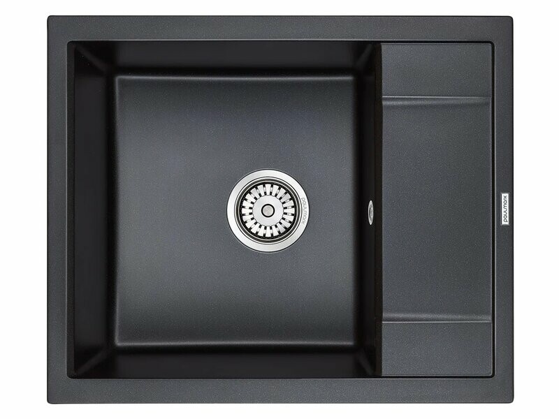 Мойка PAULMARK OPTIMUM, PM216050-BLM, черный металлик