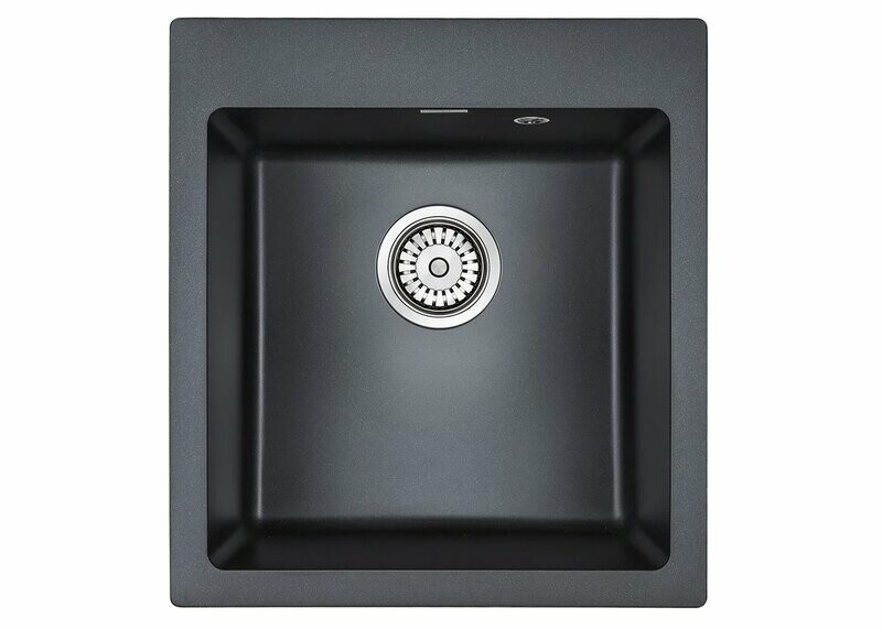 Мойка PAULMARK ZEMAR, PM104651-BLM, черный металлик