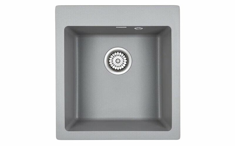 Мойка PAULMARK ZEMAR, PM104651-GRM, серый металлик