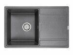 Мойка кварцевая FLUGEN, PM217850-GR, серый, 780х500 мм, Paulmark