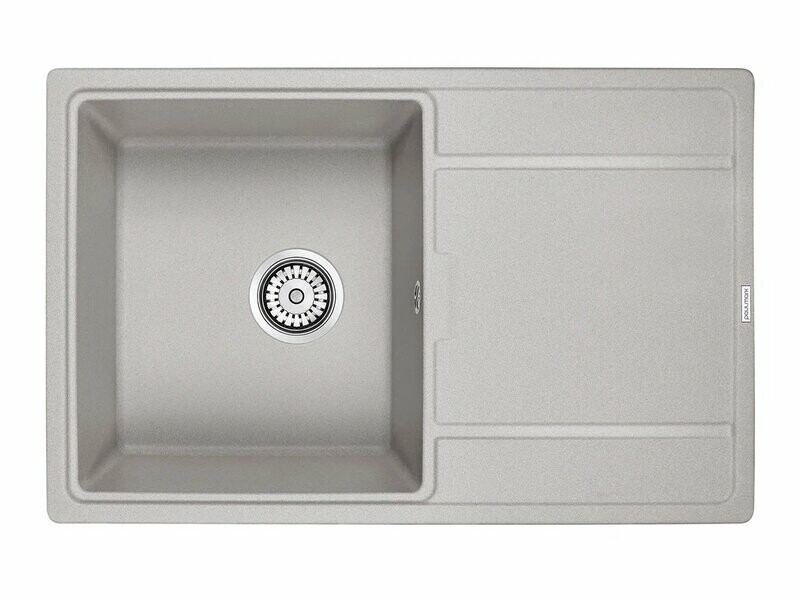 Мойка кварцевая FLUGEN, PM217850-GR, серый, 780х500 мм, Paulmark