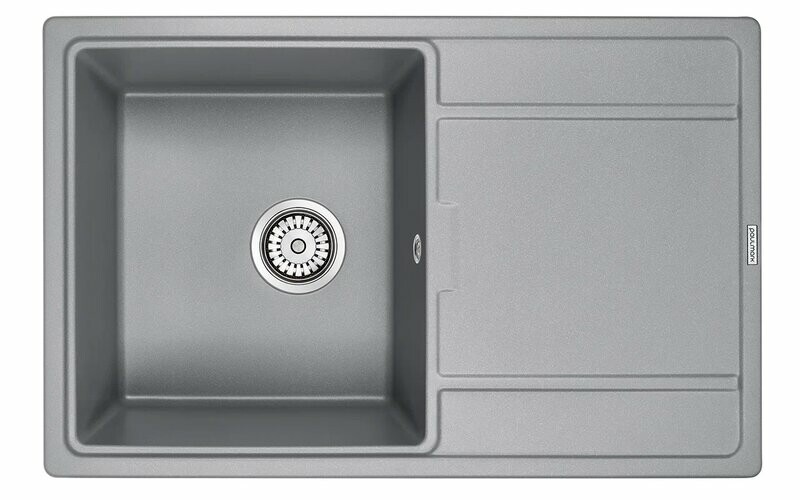 Мойка PAULMARK FLUGEN, PM217850-GRM, серый металлик