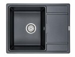 Мойка PAULMARK WEIMAR, PM216550-BLM, черный металлик