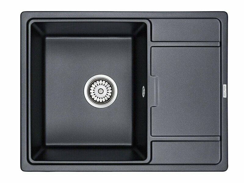 Мойка PAULMARK WEIMAR, PM216550-BLM, черный металлик