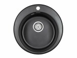 Мойка PAULMARK GELEGEN, PM404800-BL, черный, D475 мм
