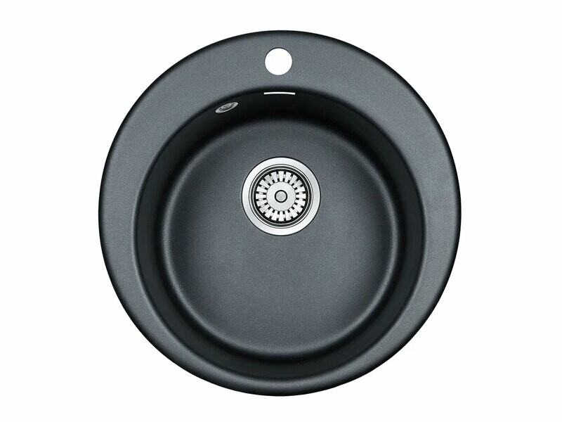 Мойка PAULMARK GELEGEN, PM404800-BLM, черный металлик, D475 мм