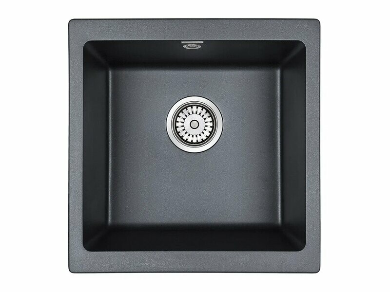 Мойка PAULMARK BRILON, PM104546-BLM, черный металлик,