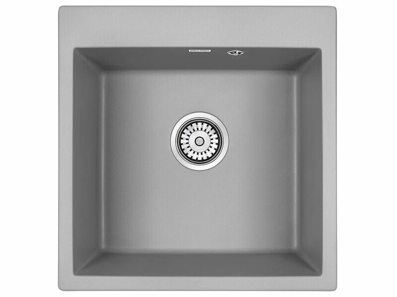 Мойка PAULMARK PRAKTISCH, PM105152-GRM, серый металлик