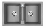 Мойка PAULMARK ZWILLING PM238150-GRM, серый металлик