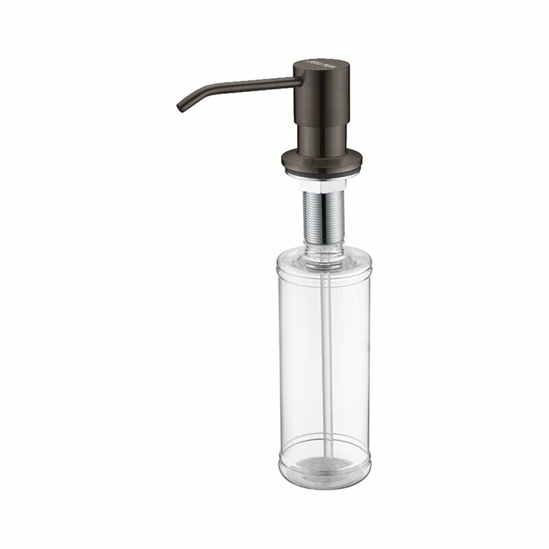 Дозатор PAULMARK REIN, D002-GM , вороненая сталь,