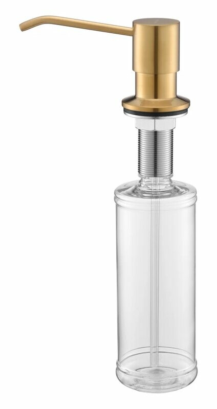 Дозатор PAULMARK REIN, D002-BG, брашированное золото