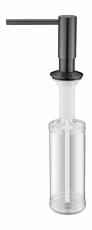 Дозатор PAULMARK DECUS, D004-GM, вороненая сталь