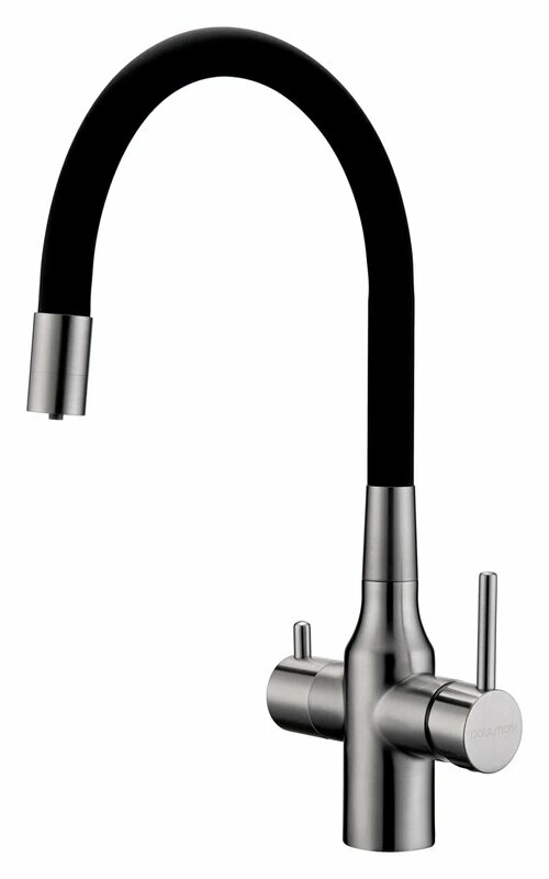 Смеситель PAULMARK SALIX брашированная сталь,Sa213419-BS