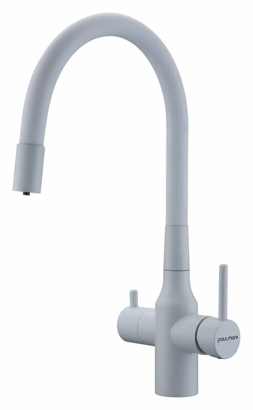 Смеситель PAULMARK SALIX, белый матовый, Sa213419-WH