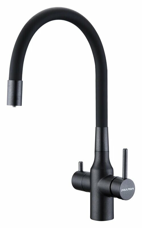 Смеситель PAULMARK SALIX, черный, Sa213419-BLM