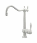 Смеситель PAULMARK RETRO, белый матовый, Re213226-WH
