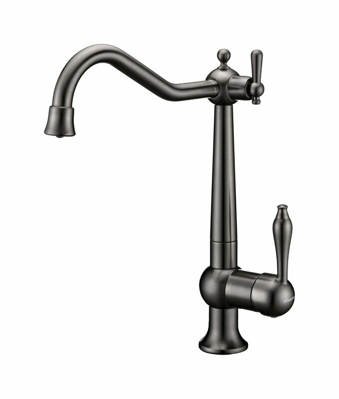 Смеситель PAULMARK RETRO, вороненая сталь, Re213226-GM