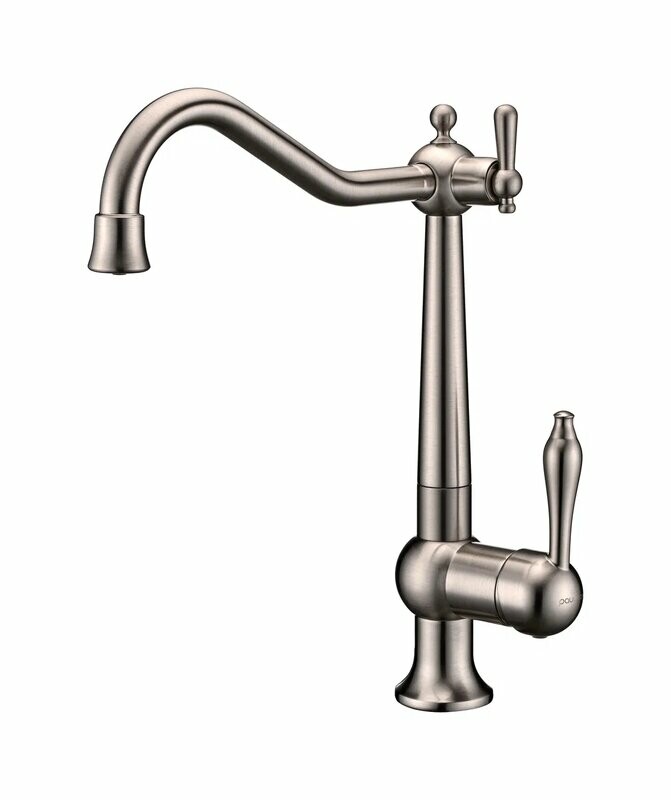 Смеситель PAULMARK RETRO, брашированная сталь, Re213226-BS