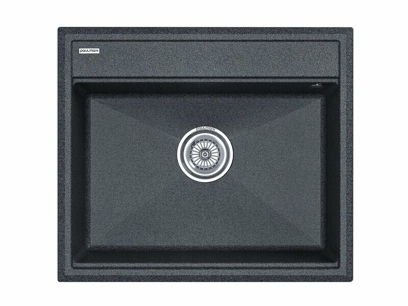 Мойка PAULMARK STEPIA-590, PM115951-DG, графит, 590х510, Paulmark