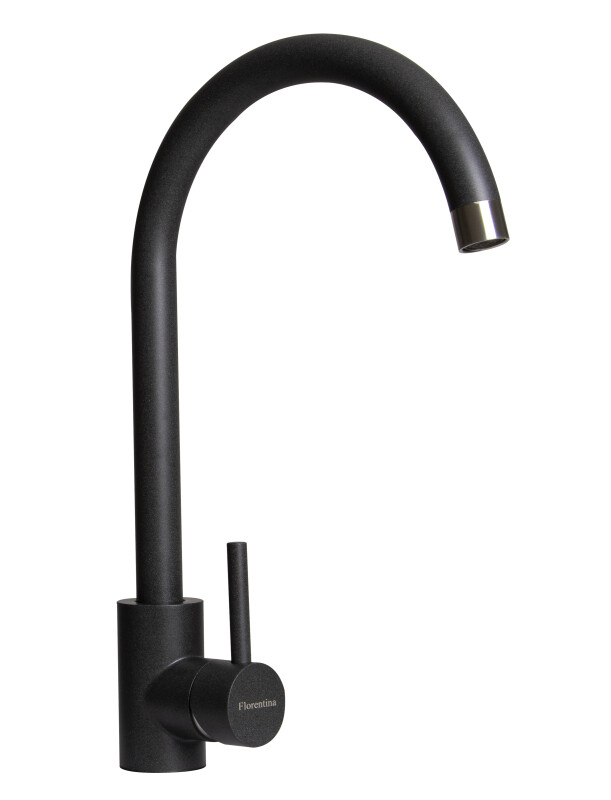 Смеситель Florentina ЮНА Черный