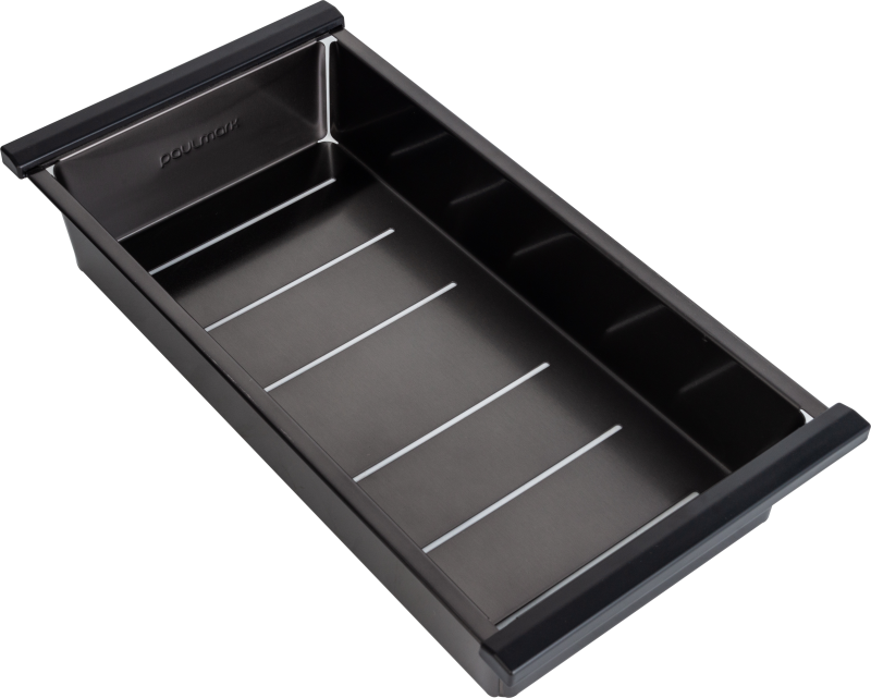 Коландер PAULMARK ADVANCE, A405-GM, вороненая сталь, 205х405мм