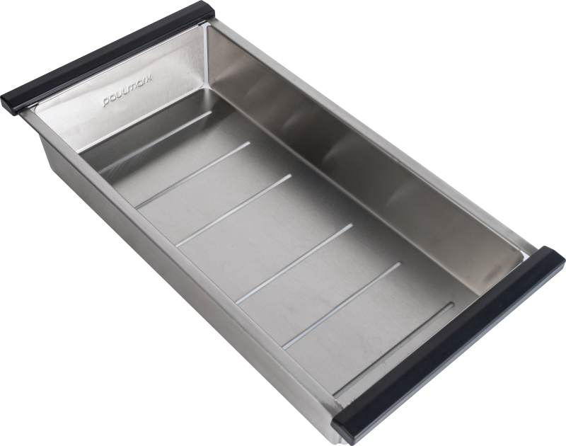 Коландер PAULMARK ADVANCE, A405-BS, брашированная нерж.сталь, 205х405мм