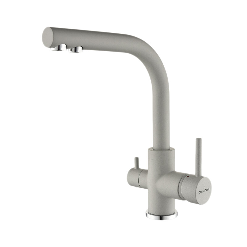 Смеситель PAULMARK ESSEN, серый дым, Es213011-GRS