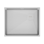 Мойка PAULMARK NEXT-SKEW 54 UNI, PM885444-GM, вороненая сталь,540х440мм