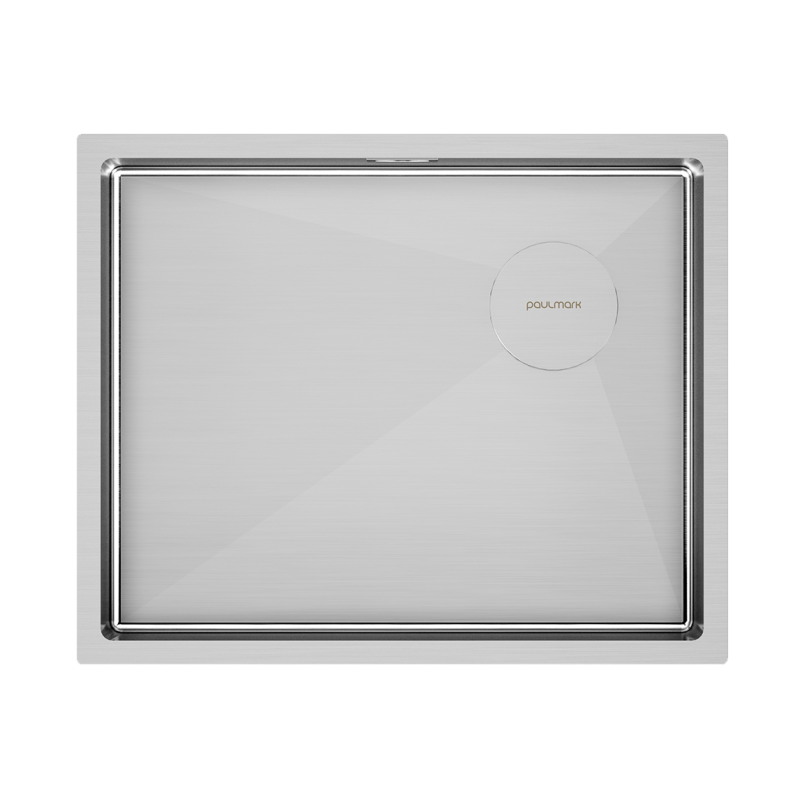 Мойка PAULMARK NEXT-SKEW 54 UNI, PM885444-BS, брашированная нерж.сталь, 540х440мм