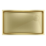 Мойка PAULMARK NEXT-SKEW 74 UNI, PM887444-BG, брашированное золото, 740х440мм,