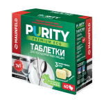 Таблетки для посудомоечных машин MAUNFELD Purity Premium ECO all in 1 MDT60PE (60 шт. в упаковке)