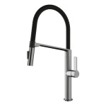 Смеситель PAULMARK BARREL, брашированная сталь, Ba214029-BS