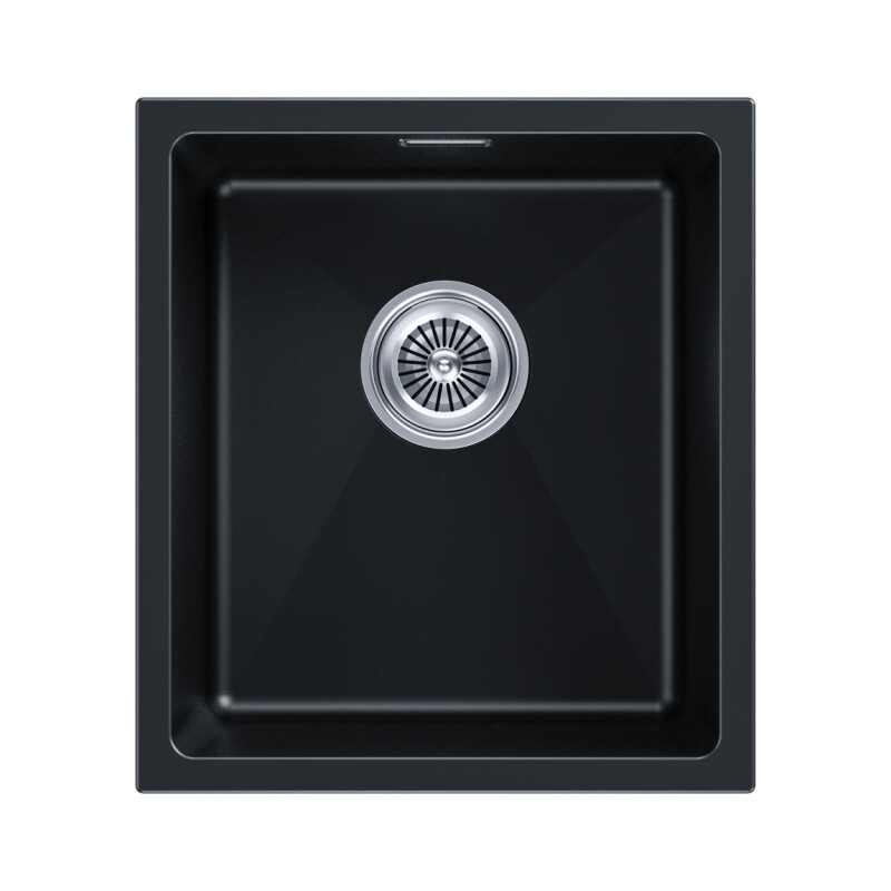 Мойка PAULMARK LUMI 41UNI, LU41-BLM, черный металлик, 410х460