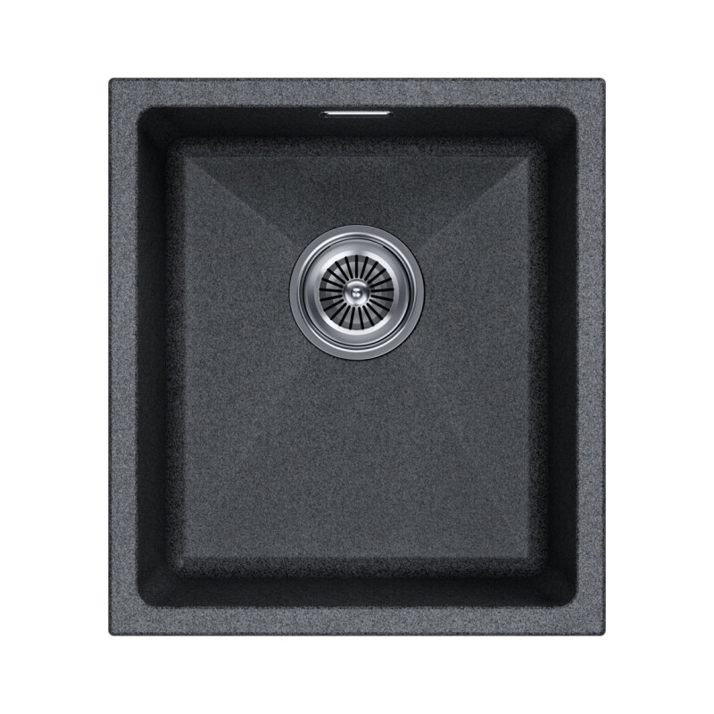 Мойка PAULMARK LUMI 41UNI, LU41-DG, графит, 410х460,