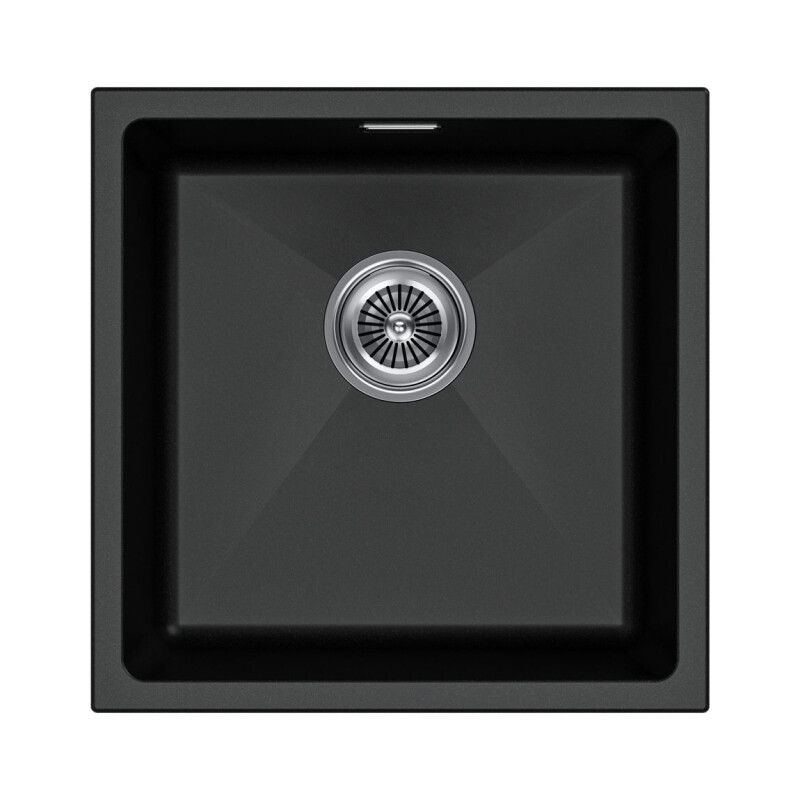 Мойка PAULMARK 45UNI, LU45-BL, черный, 455х460,