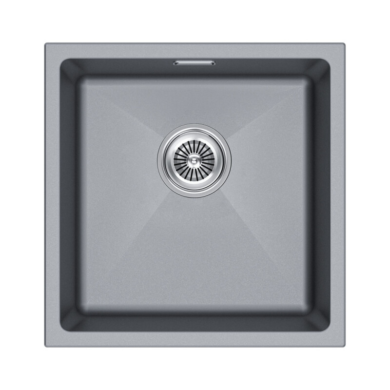 Мойка PAULMARK 45UNI, LU45-GRM, серый металлик, 455х460