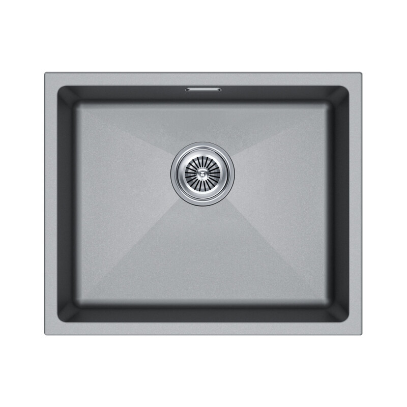 Мойка PAULMARK LUMI 55UNI, LU55-GRM, серый металлик, 555х460