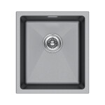 Мойка PAULMARK LUMI 55UNI, LU55-BL, черный, 555х460