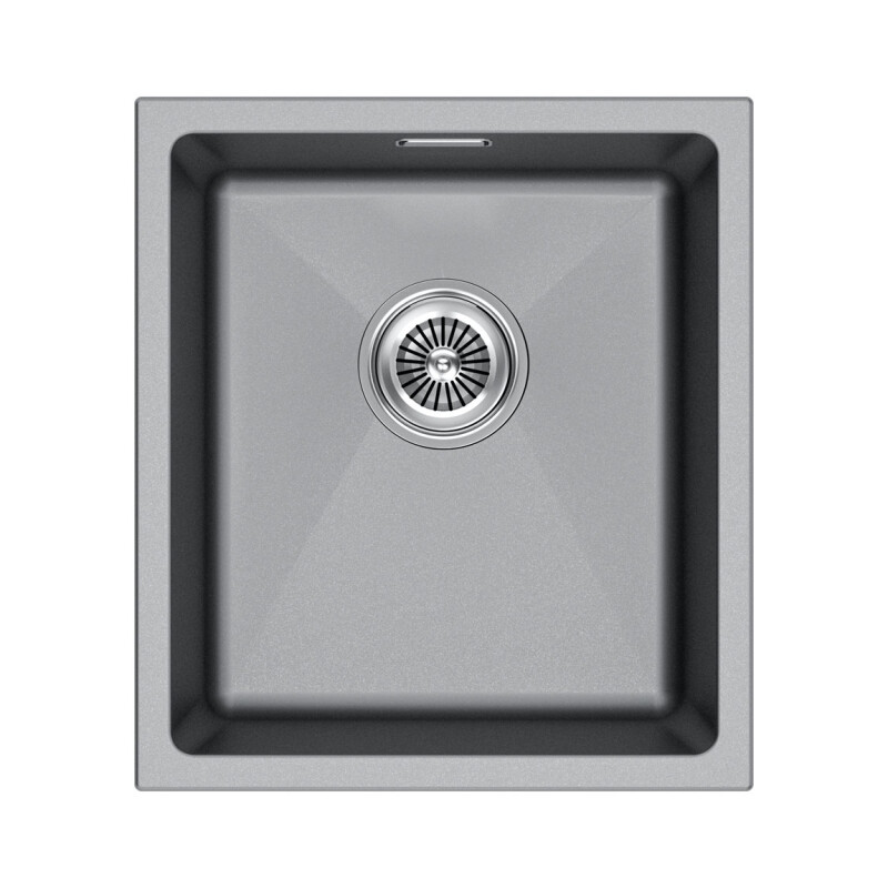 Мойка PAULMARK LUMI 41UNI, LU41-GRM, серый металлик, 410х460