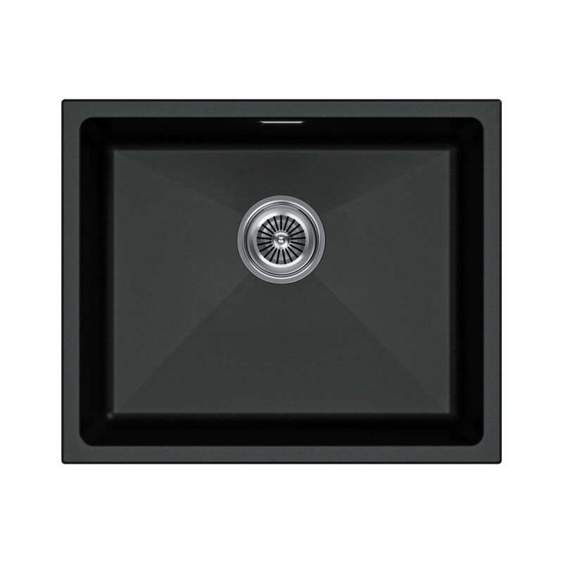 Мойка PAULMARK LUMI 55UNI, LU55-BL, черный, 555х460