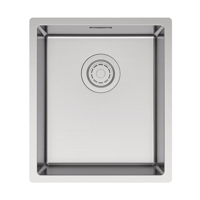 Мойка PAULMARK LASSAN 38 UNI, LA38-BS, брашированная нерж. сталь, 380х440мм