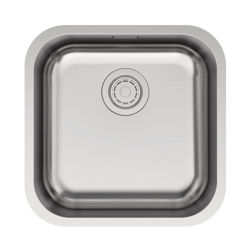 Мойка PAULMARK VELLO 44 UNI, VE44-BS, брашированная нерж. сталь, 446х446мм