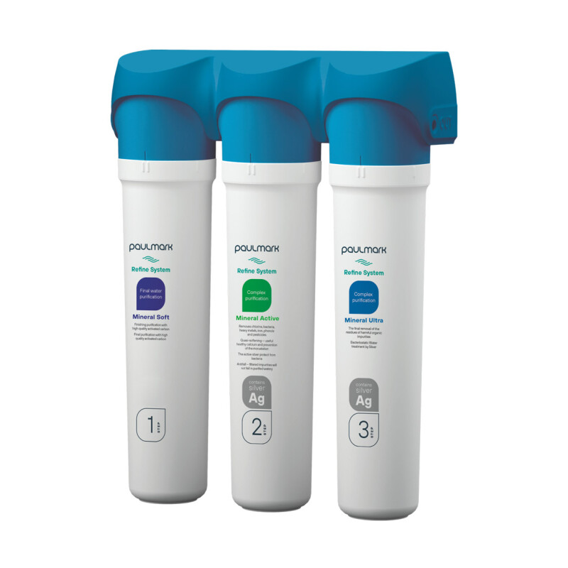 Система фильтрации воды 3-х ступенчатая PAULMARK Refine System, PM-110003